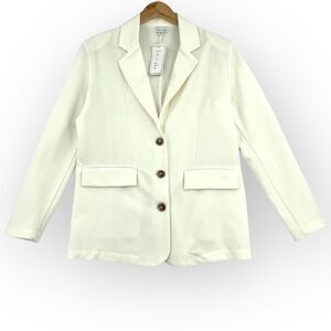 Kit + Sky Women's White Blazer Jacket NWT S